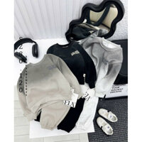 Bộ nỉ lót lông cho bé, phong cách Hàn Quốc, hàng QCCC