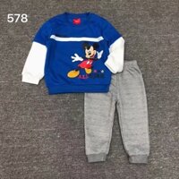 Bộ nỉ Micky Disney dư xịn bé trai-MS112