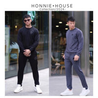 💥Bộ Nỉ Nam Quần Ống Suông Chất Umi Thể Thao, Bộ Nam Trung Niên Mùa Đông Mặc Nhà