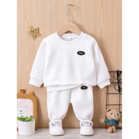 Bộ nỉ thể thao thêu chữ