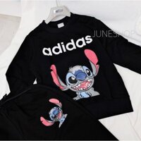 Bộ nỉ umi đen adidas