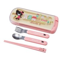 Bộ nĩa thìa đũa, AS resin & polypropylene & stainless steel, FORK SET, MIKIHOUSE, [65-4059-829]