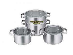 Bộ nồi 3 chiếc kèm xửng hấp Rapido c
