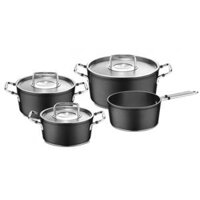 Bộ nồi 4 món Fissler Luno Black