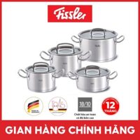 Bộ nồi 4 món Fissler Original Pro (nắp kính)