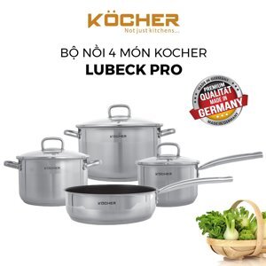 Bộ nồi 4 món Kocher Lubeck pro