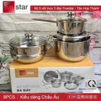 Bộ Nồi 5 Chiếc Five Star hàng mới