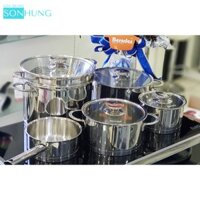 BỘ NỒI 5 MÓN CÓ HẤP BERNDES MILLESIMA 066700 NHẬP KHẨU ĐỨC