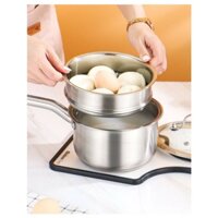BỘ NỒI ĂN DẶM NẤU CHÁO BỘT KÈM XỬNG HẤP INOX 304