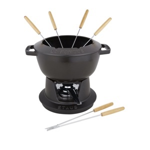 Bộ nồi ăn lẩu STAUB FONDUE SET 10P BLK 20CM