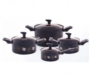 Bộ nồi Anod đáy từ Sunhouse 4 chiếc SHG1040 (SHG-1040) - bộ 4 nồi anod