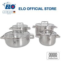 Bộ Nồi Bếp Từ ELO Multilayer 4 Chiếc Inox 304 của Đức