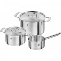 Bộ nồi bếp từ Zwilling ZW Base 3 chiếc vung inox