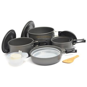 Bộ nồi cắm trại dã ngoại 4-5 người DS500