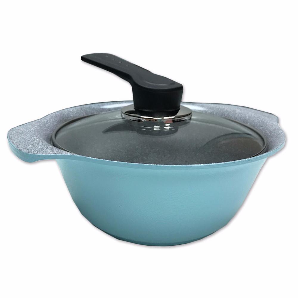 Bộ nồi Ceramic Vân Đá Đáy Từ ILO Kitchen