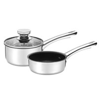 Bộ nồi chảo 2 món Inox 304 liền khối Kalpen Baby BB14 14cm
