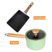 Bộ nồi chảo 2 món SL3 đáy từ Seoulcook Hàn Quốc, dùng cho mọi loại bếp