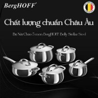 Bộ nồi chảo 5 món BergHOFF Belly Stellar Steel