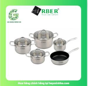 Bộ nồi chảo Arber AB-DQ01 - 4 nồi + 1 chảo