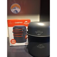 Bộ nồi, chảo cắm trại 2-3 người Naturehike NH15T401-G
