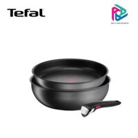 Bộ nồi chảo cán rời 3 món Ingenio Daily Chef (chảo sâu 26cm, chảo chiên 24cm, cán cầm rời) (8 năm)