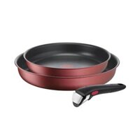 Bộ nồi chảo cán rời 3 món Ingenio Daily Chef (chảo chiên 24cm, chảo chiên 20cm, tay cầm rời) (8 năm)