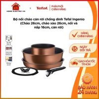 Bộ nồi chảo cán rời 5 món Tefal Ingenio Resource - L6759522