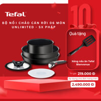 Bộ nồi chảo cán rời 6 món Tefal Ingenio Unlimited L7819022 - Sản xuất Pháp