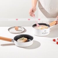 Bộ Nồi Chảo Chống Dính Nấu Bột, Nấu Cháo, Nấu Đồ Ăn Dặm Cho Bé Fashion Xuất Hàn