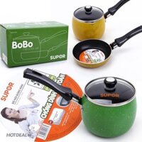 BỘ NỒI CHẢO CHỐNG DÍNH Supor Bobo 12cm