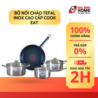 Bộ nồi chảo Inox cao cấp Cook Eat B922S784 (16, 20, 24, 28cm) - Hàng chính hãng - Bảo hành 10 năm