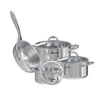 Bộ nồi chảo inox Sunhouse SHG808