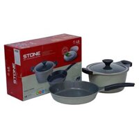 Bộ nồi chảo Lock&Lock Vitamin Stone LCA6244DS02
