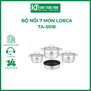 Bộ nồi chảo Lorca TA 5018