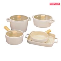 Bộ nồi chảo Neoflam Fika 5 món