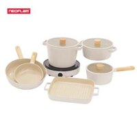 Bộ nồi chảo Neoflam Fika Hàn Quốc 7 món