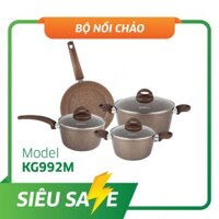 Bộ Nồi Chảo Nhôm Kangaroo KG992M