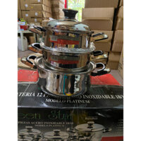 BỘ NỒI CHẢO QUEEN STAR 6 MÓN