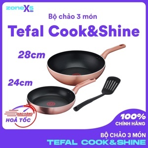 Bộ nồi chảo Tefal Cook & Shine