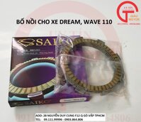 BỐ NỒI CHO XE DREAM, WAVE 110 HIÊU SAIKO