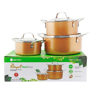 Bộ nồi chống dính Elmich Royal Classic EL-3700