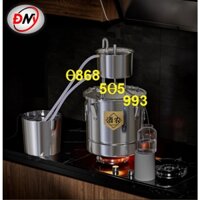 Bộ nồi chưng cất tinh dầu nước hoa hồng mini dùng điện 220V tiện dụng nhỏ gọn cho gia đình
