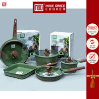 Bộ nồi đá granite xanh lá MGC cao cấp (bán lẻ)