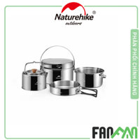 Bộ nồi dã ngoại inox xếp gọn Naturehike NH22CJ005