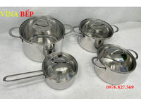 Bộ Nồi Dùng Cho Bếp Từ 4 Món Cao Cấp Fivestar