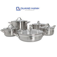 Bộ nồi Elo Belle 5 chiếc inox