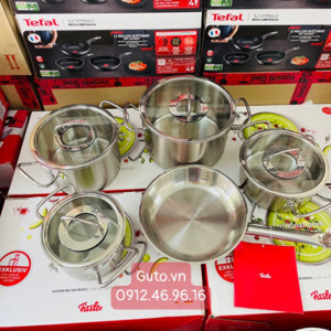 Bộ nồi Fissler Original Profi Collection 5 món vung kính