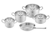 BỘ NỒI FISSLER ORIGINAL PROFI COLLECTION 4 NỒI 1 CHẢO NẮP KÍNH ( Model 2022)