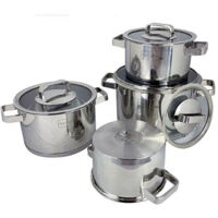 Bộ nồi Fivestar cao cấp 4 chiếc inox 304 FPB4007