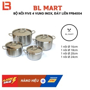 Bộ nồi Fivestar FPB4004